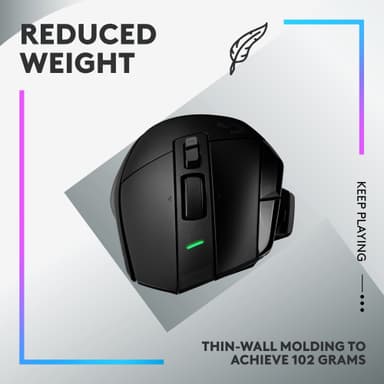 Logitech G502 X Lightspeed langaton pelihiiri (musta)