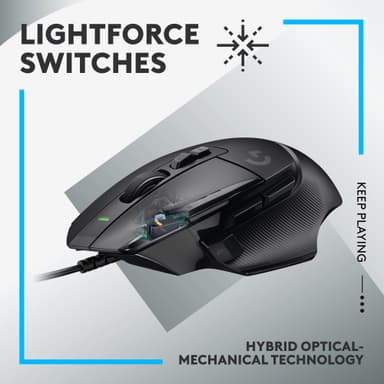 Logitech G502 X langallinen pelihiiri (musta)