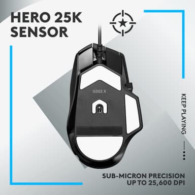 Logitech G502 X langallinen pelihiiri (musta)