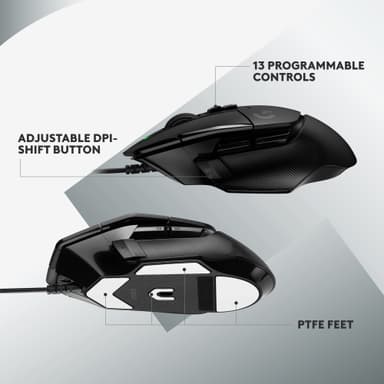 Logitech G502 X langallinen pelihiiri (musta)