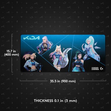 Logitech G840 XL Lol K/DA pelihiirimatto