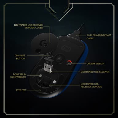 Logitech G PRO League of Legends Edition langaton pelihiiri