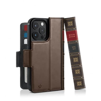 Twelve South iPhone 14 Pro Kotelo BookBook MagSafe Ruskea