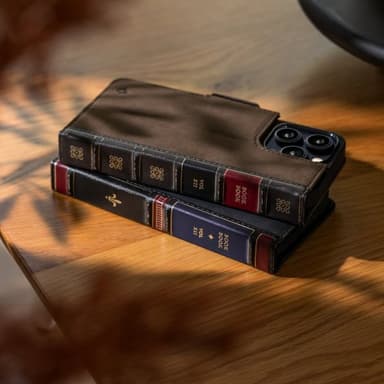 Twelve South iPhone 14 Kotelo BookBook MagSafe Musta