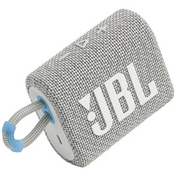JBL Go 3 Eco kannettava kaiutin (valkoinen)