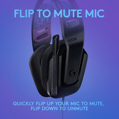 Logitech G335 pelikuulokkeet (musta)