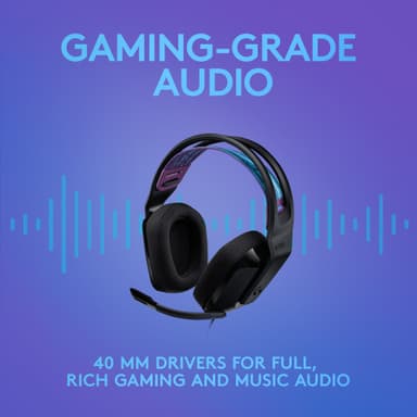 Logitech G335 pelikuulokkeet (musta)