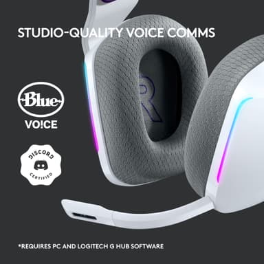 Logitech G733 Wireless Lightspeed RGB pelikuulokkeet (valkoinen)