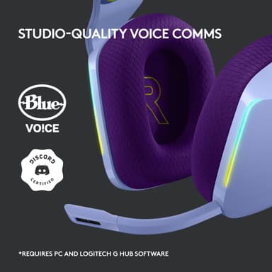 Logitech G733 Wireless Lightspeed RGB pelikuulokkeet (violetti)