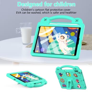 Apple iPad 10.2 2021 2020 2019 Iskunkestävä EVA-vaahtomuovijalustan kuori -