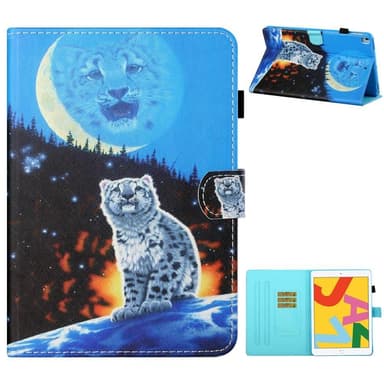 iPadille 10.2 (2021)/(2020)/(2019) Tabletin suojakotelo - Tiger