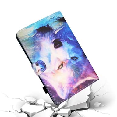 iPadille 10.2 (2021)/(2020)/(2019) Tabletin suojakotelo - Wolf