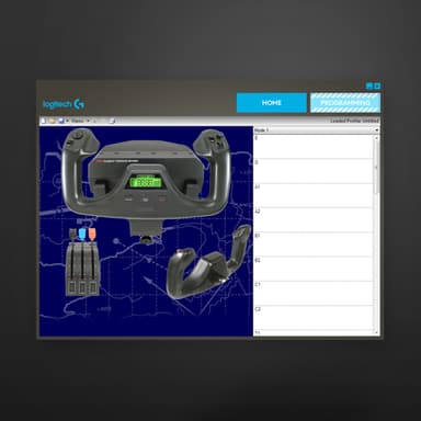 Logitech G Saitek Pro Flight Yoke ja Throttle ohjain