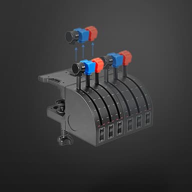 Logitech G Saitek Pro Flight Yoke ja Throttle ohjain