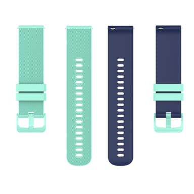 Kellon hihna silikonia Monivärinen 20 mm Samsung Galaxy Watch 5/5 Pro/4 40 mm 44 mm/3 41 mm/Gear Support/ Huawei Watch GT3/GT2 42 mm/Garmin Forerunner 158/Garmin Vivoactive 3