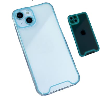Pimeässä hohtava matkapuhelinkotelo Sininen iPhone 13 Pro Max