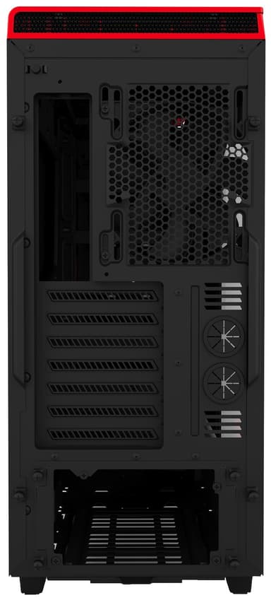 NZXT H440W 2017 PC-kotelo (musta/punainen/ikkuna)