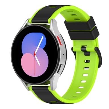 Kellon hihna silikonia Monivärinen 20 mm Samsung Galaxy Watch 5/5 Pro/4 40 mm/3 41 mm/Gear Sport/S2 Classic, Huawei Watch GT3/GT2, Honor Watch SE, Huami Amazfit GTS 3/2E/2 Mini/GTS 2, Garmin