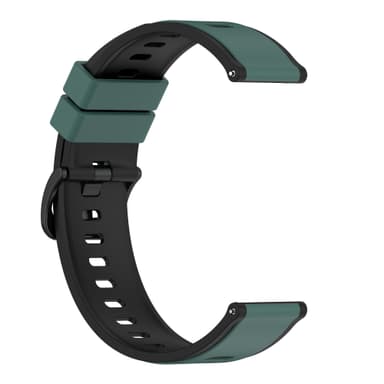 Kellon hihna silikonia Monivärinen 22 mm Samsung Galaxy Watch 3 45 mm, Samsung Gear S3 Classic, Huawei Watch GT Runner/GT3, Honor Watch GS 3, Huami Amazfit GTR3, Garmin Vivoactive 4/Venus 2,