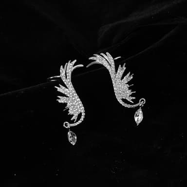 Angel Wings -korvakorut Hopea