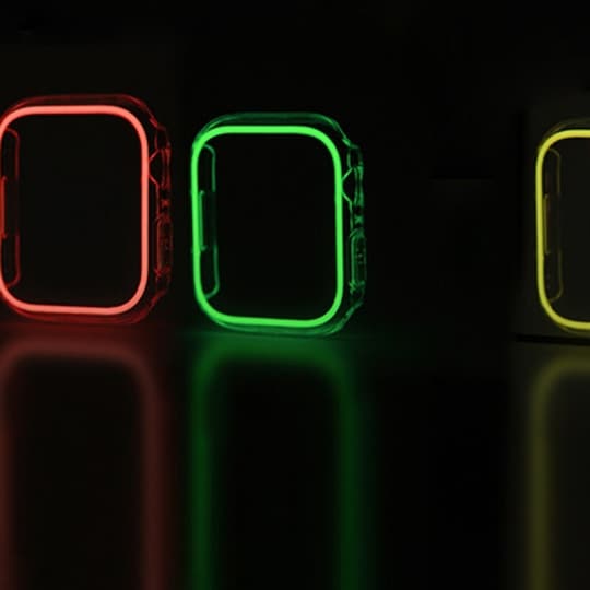 Suojakotelo Glow in the Dark Vihreä 38 mm Apple Watch 6/5/4