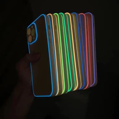 Pimeässä hohtava matkapuhelinkotelo Vihreä iPhone 11 Pro