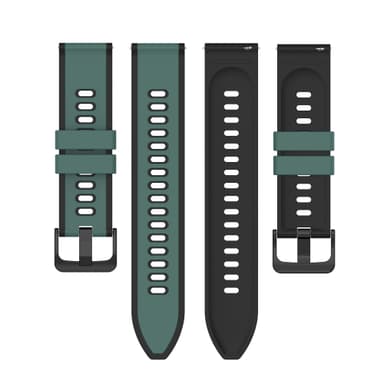 Klockarmband silikon Monivärinen 20 mm Samsung Galaxy Watch 5/5 Pro/4 40 mm/3 41 mm/Gear Sport/S2 Classic, Huawei Watch GT3/GT2, Honor Watch SE, Huami Amazfit GTS 3/2E/2 Mini/GTS 2, Garmin