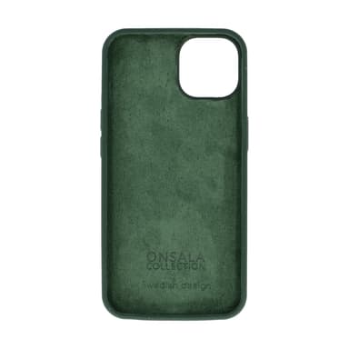 ONSALA Suojakuori Silikooni Olive Green - iPhone 13