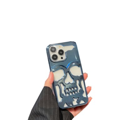 Matkapuhelimen kotelo kallolla Sininen iPhone 14