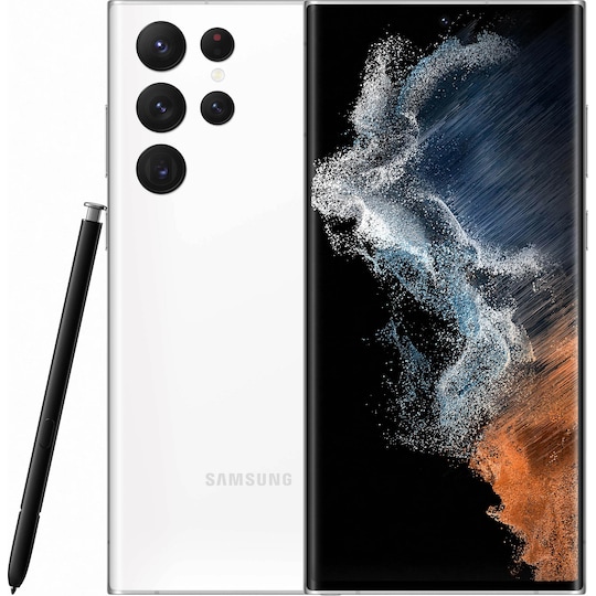 Samsung Galaxy S22 Ultra 5G älypuhelin 12/256 GB (valkoinen)