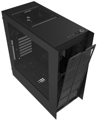 NZXT S340 PC-kotelo (musta)