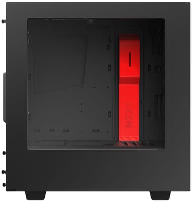 NZXT S340 PC-kotelo (musta/punainen)