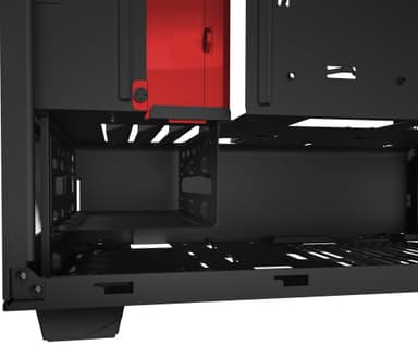 NZXT S340 PC-kotelo (musta/punainen)