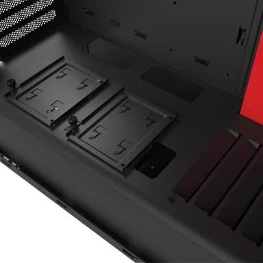 NZXT S340 PC-kotelo (musta/punainen)