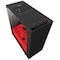 NZXT S340 Elite PC-kotelo (mattamusta/punainen)