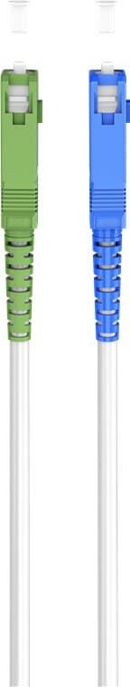 Goobay Valokuitukaapeli (FTTH), Singlemode (OS2) Valkoinen, valkoinen (Simplex), 3 m