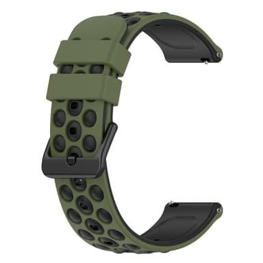 Klockarmband silikon Vihreä 22 mm