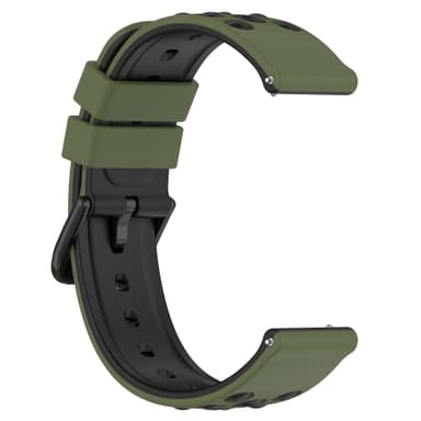 Klockarmband silikon Vihreä 22 mm
