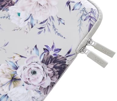 KEEP 14” PC suojatasku (Silver Summer Flower)