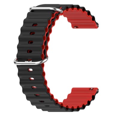 Kellon hihna silikonia Punainen 20 mm Samsung Galaxy Watch 5/5 Pro/4 40 mm 44 mm/Gear Sport, Huawei Watch GT3/GT2 42 mm, Honor Watch SE, Huami Amazfit GTS 3/GTS 2E/GTS 2 Mini/GTS 2, Garmin