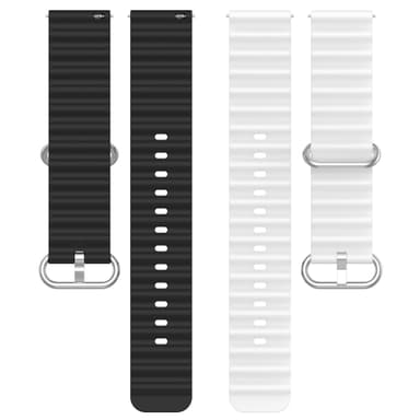 Kellon hihna silikonia Monivärinen 20 mm Samsung Galaxy Watch 5/5 Pro/4 40 mm 44 mm/Gear Sport, Huawei Watch GT3/GT2 42 mm, Honor Watch SE, Huami Amazfit GTS 3/GTS 2E/GTS 2 Mini/GTS 2, Garmin