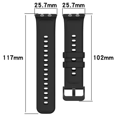 Ranneke Musta OPPO Watch 3