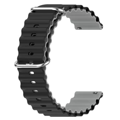 Kellon hihna silikonia Monivärinen 22 mm Samsung Galaxy Watch 3 45mm/Gear S3/S3 Classic/S3 Frontier, Huawei Watch GT Runner, Huami Amazfit GTR 3, Honor Watch GS 3, Garmin Venus 2, Fossil Gen
