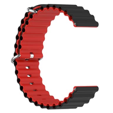 Kellon hihna silikonia Punainen 20 mm Samsung Galaxy Watch 5/5 Pro/4 40 mm 44 mm/Gear Sport, Huawei Watch GT3/GT2 42 mm, Honor Watch SE, Huami Amazfit GTS 3/GTS 2E/GTS 2 Mini/GTS 2, Garmin