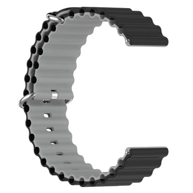 Kellon hihna silikonia Monivärinen 22 mm Samsung Galaxy Watch 3 45mm/Gear S3/S3 Classic/S3 Frontier, Huawei Watch GT Runner, Huami Amazfit GTR 3, Honor Watch GS 3, Garmin Venus 2, Fossil Gen