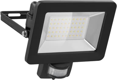 LED-strålkastare för utomhusbruk, 50 W, med rörelsedetektor