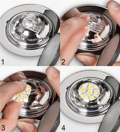 LED-strålkastare, 1,5 W