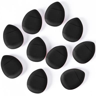 Finger Puff minimeikkisienet 10 kpl Musta