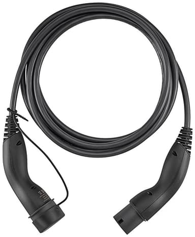 Latauskaapeli Tyyppi 2, enintään 11 kW, 7 m, musta
