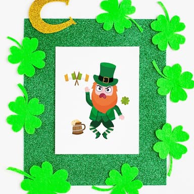 St Patrick s Day klistermärken i 6 delar